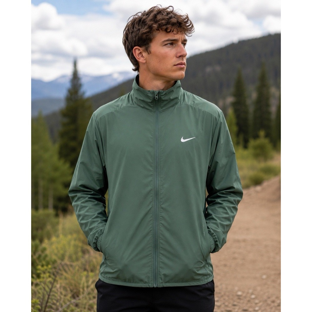Nike Form Men's Dri-FIT Versatile Jacket FB7499-338 Light Army Green Medium